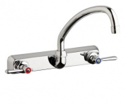 Chicago Faucets W8W-L9E35-369ABCP Workboard Faucet, 8'' Wall